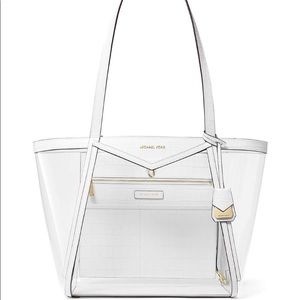 BNWT Michael Kors Whitney Large Clear Tote